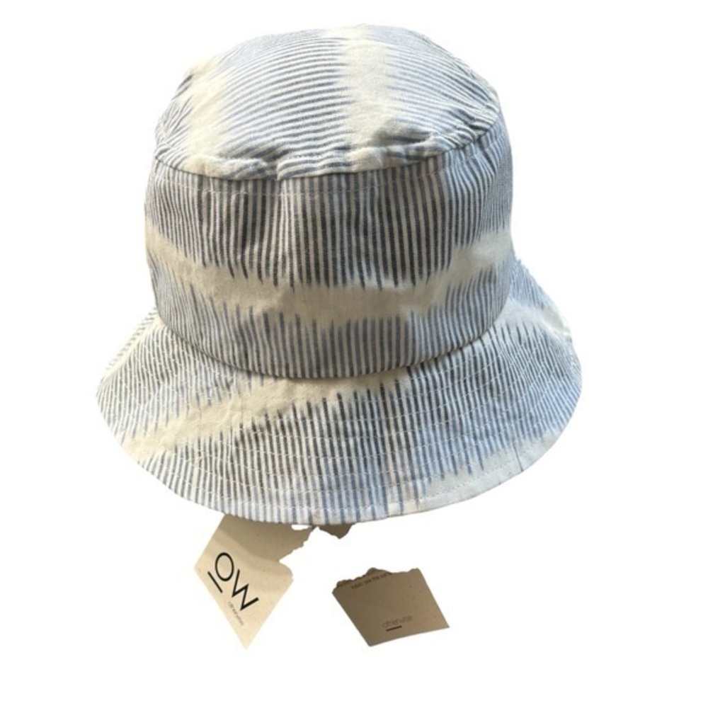 Otherwise NWT Bucket‎ Hat Blue White Y2K Retro Summer - Picture 2 of 8